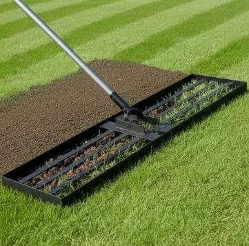 Lawn leveling rake